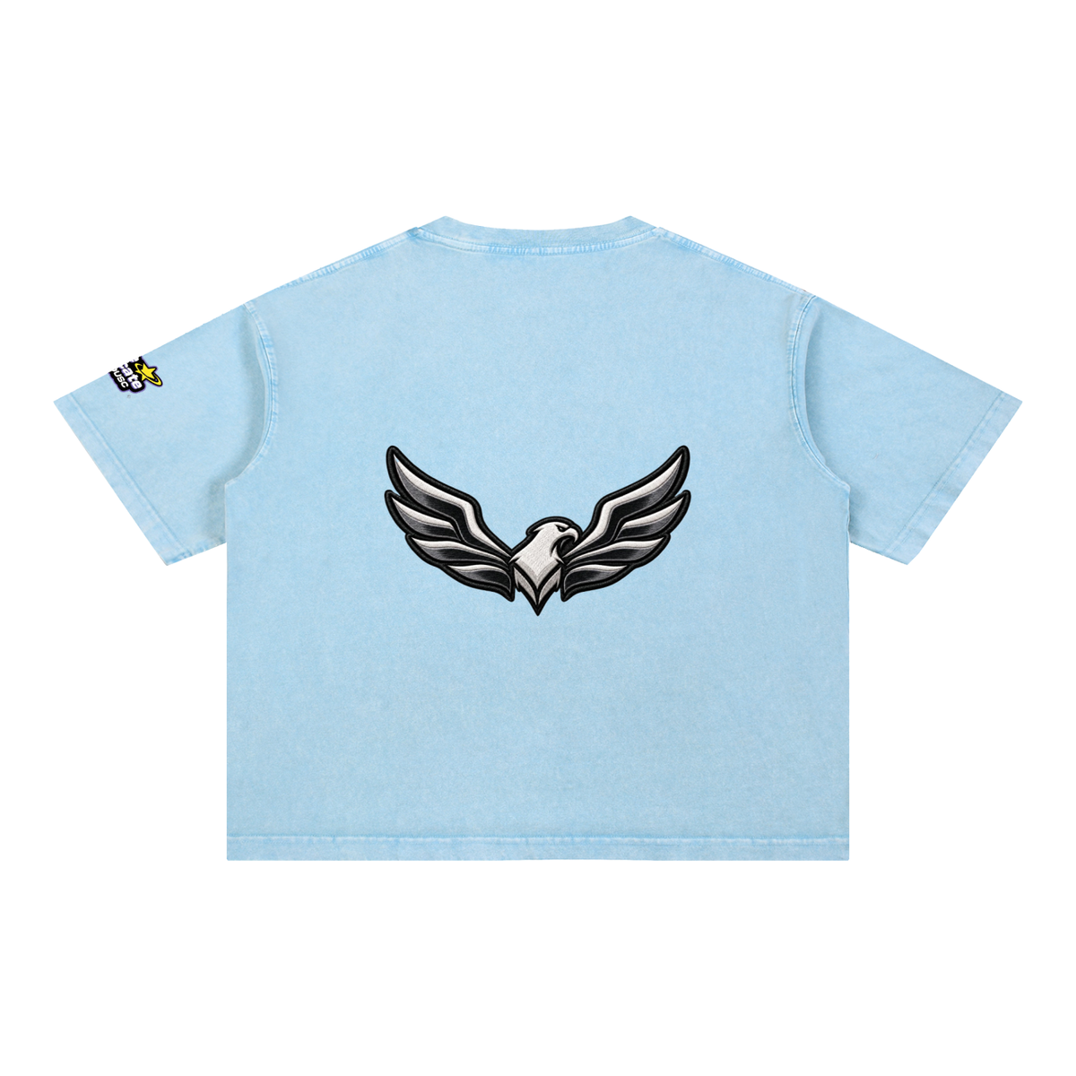 Mineral wash boxy cotton T-shirt