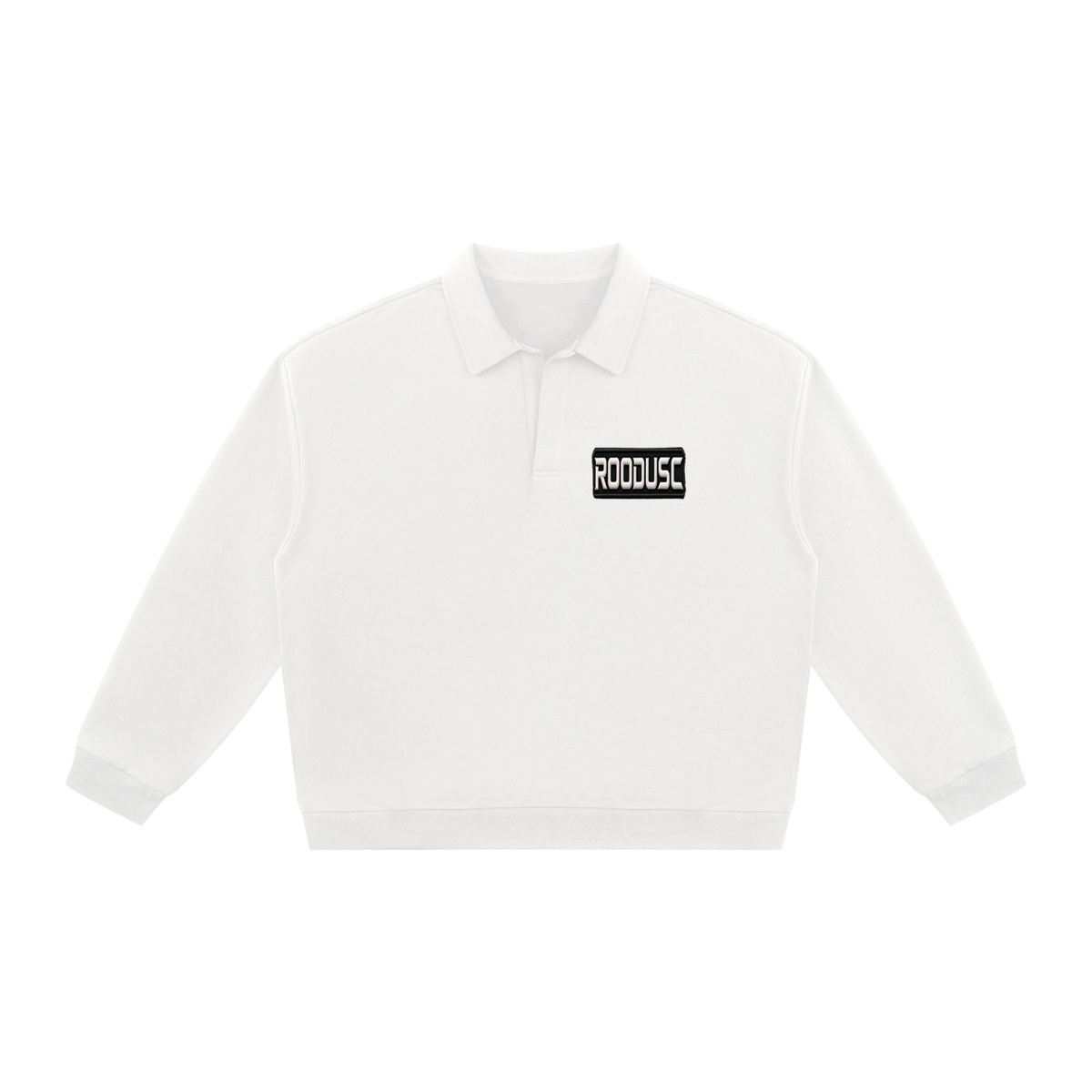 Unisex oversized collared sweatshirt