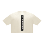 Camiseta unisex ROODUSC de corte cuadrado con efecto lavado vintage y desgaste por sol