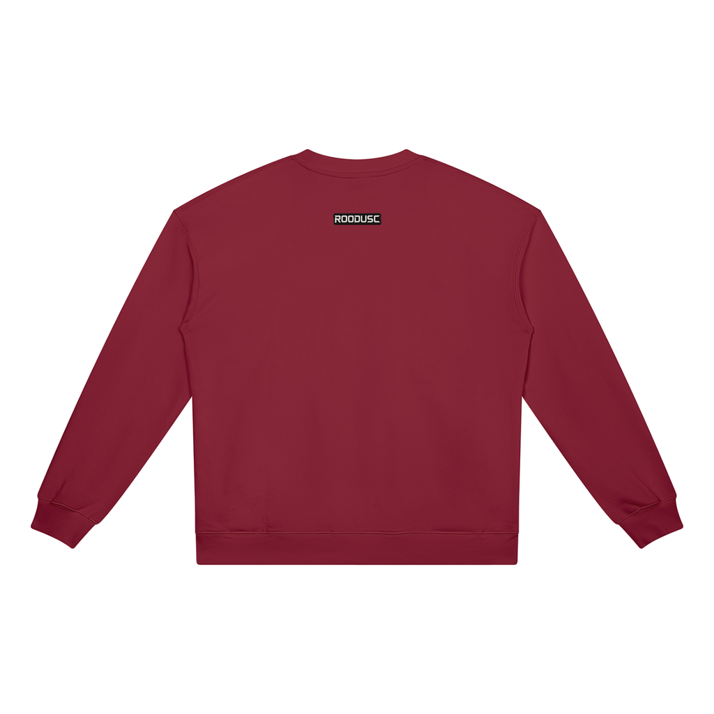 ROODUSC-Sudadera unisex de cuello redondo de gramaje alto