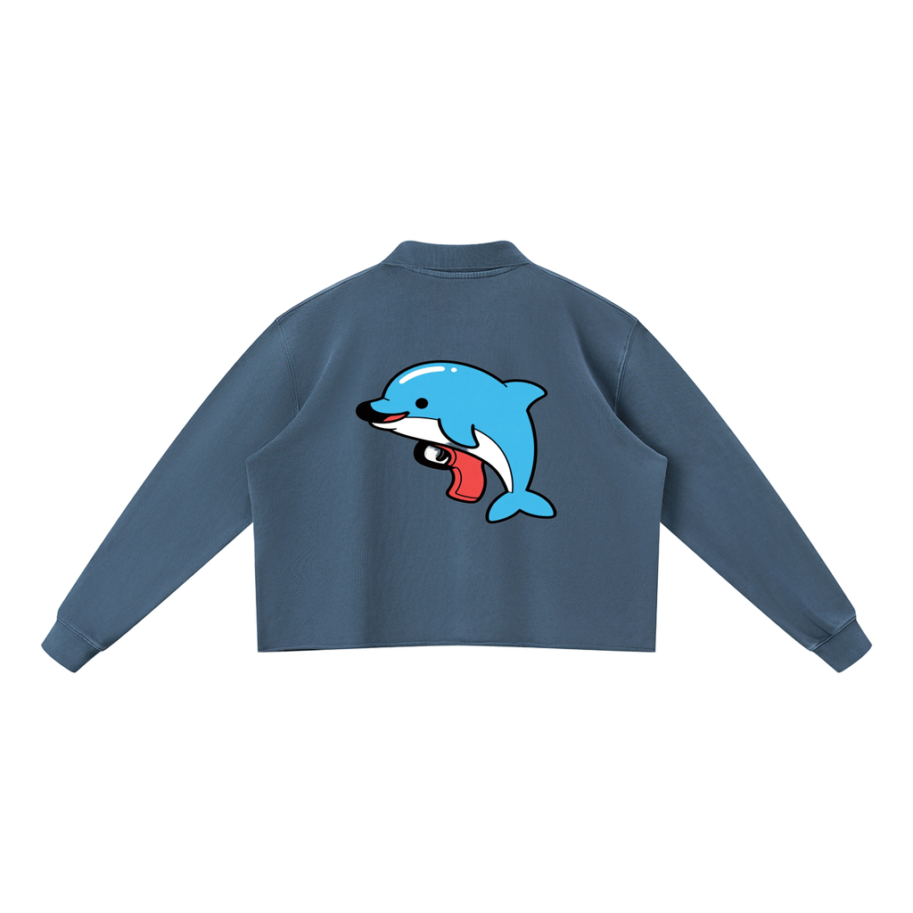 ROODUSC - Sudadera unisex con lavado mineral