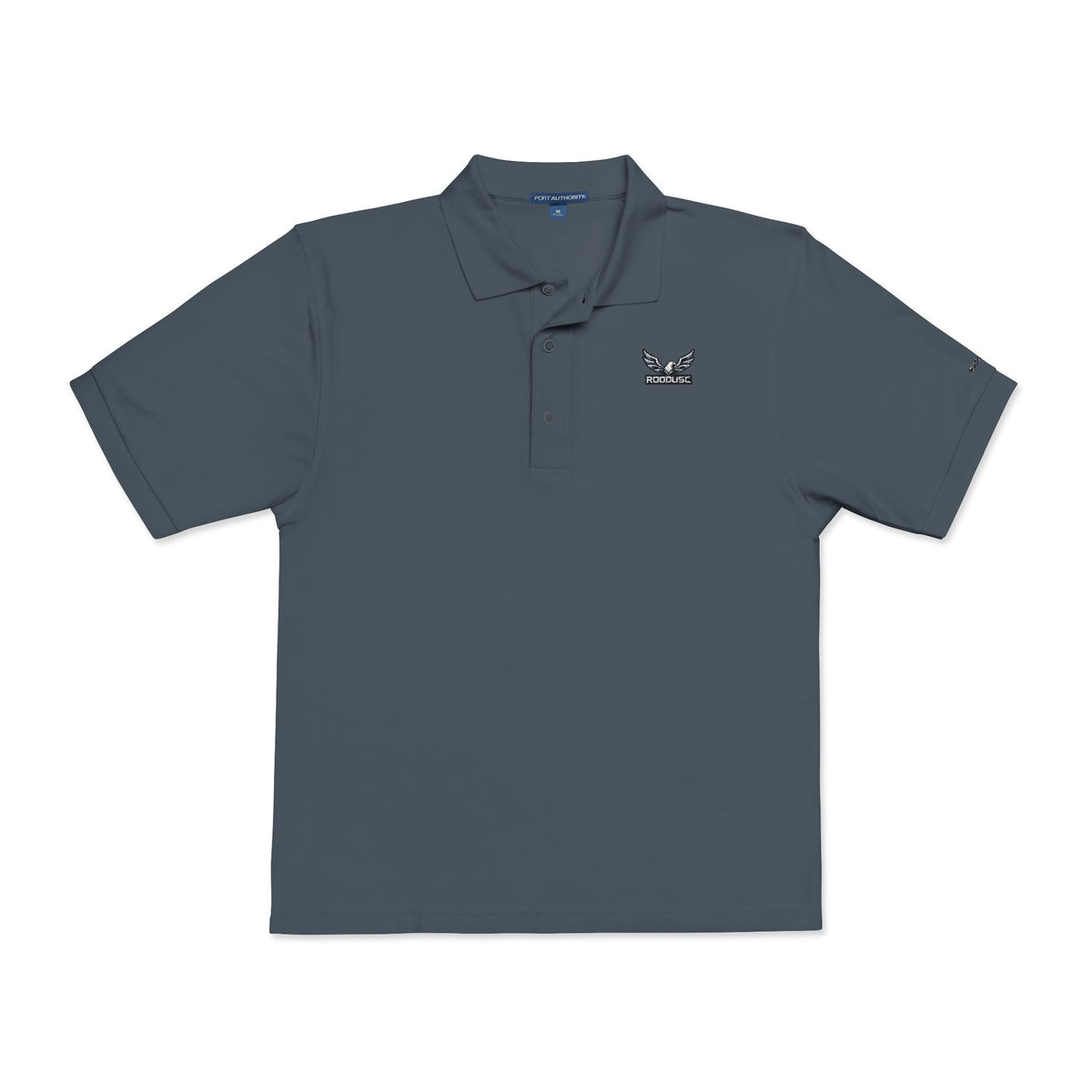 ROODUSC-Camisa tipo polo con astas de ciervo bordadas
