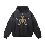 ROODUSC Black Star Conjunto Hoodie