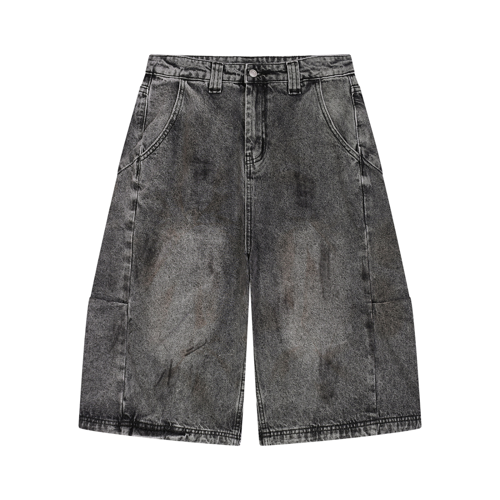 Vaqueros de mezclilla con lavado vintage para hombre ROODUSC