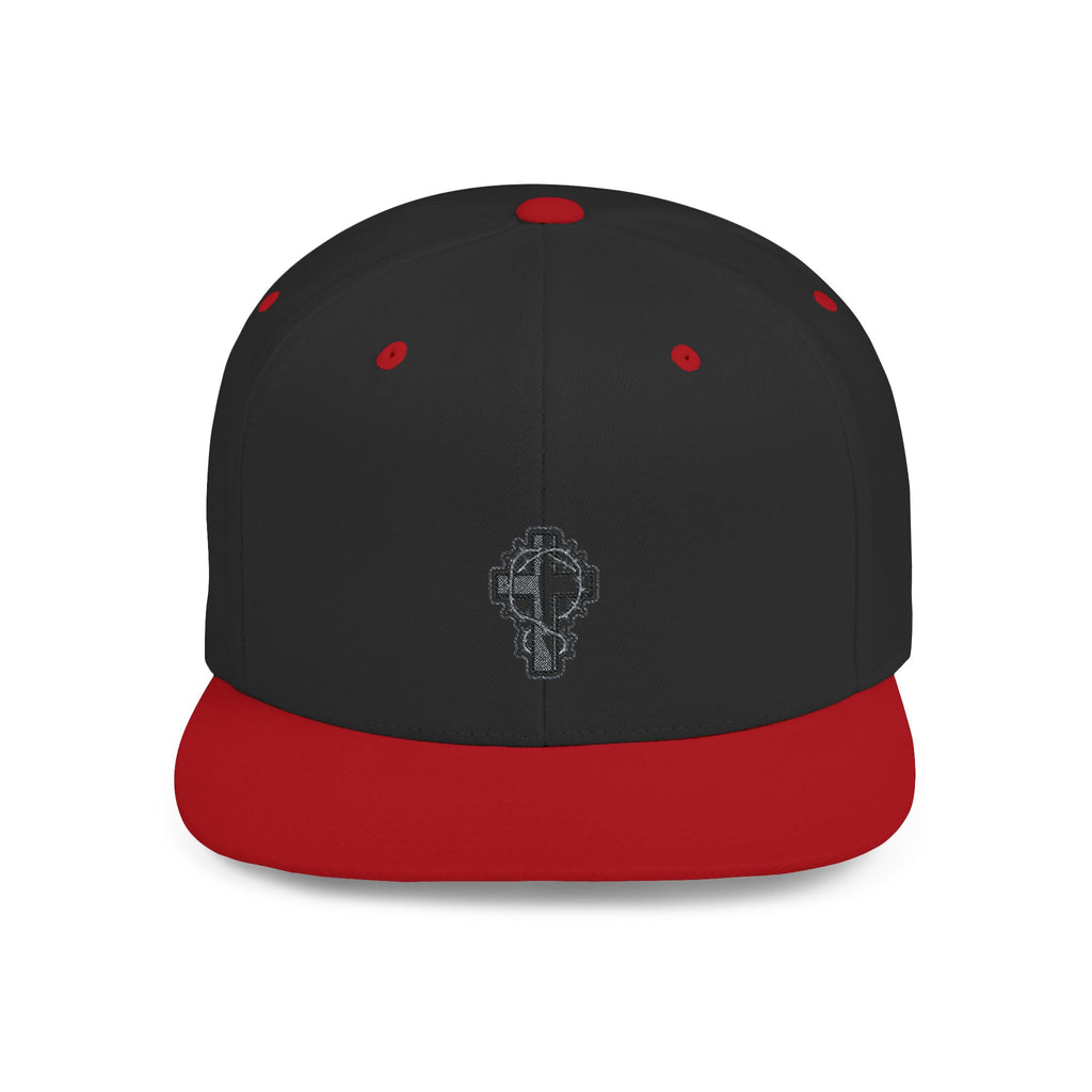 Thorn Cross Snapback — Negro/Rojo