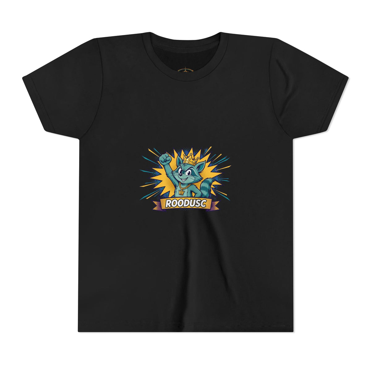 Comic Raccoon Tee — Kids
