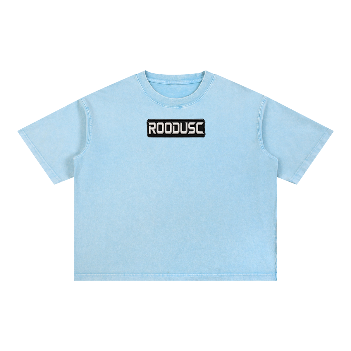 Mineral wash boxy cotton T-shirt