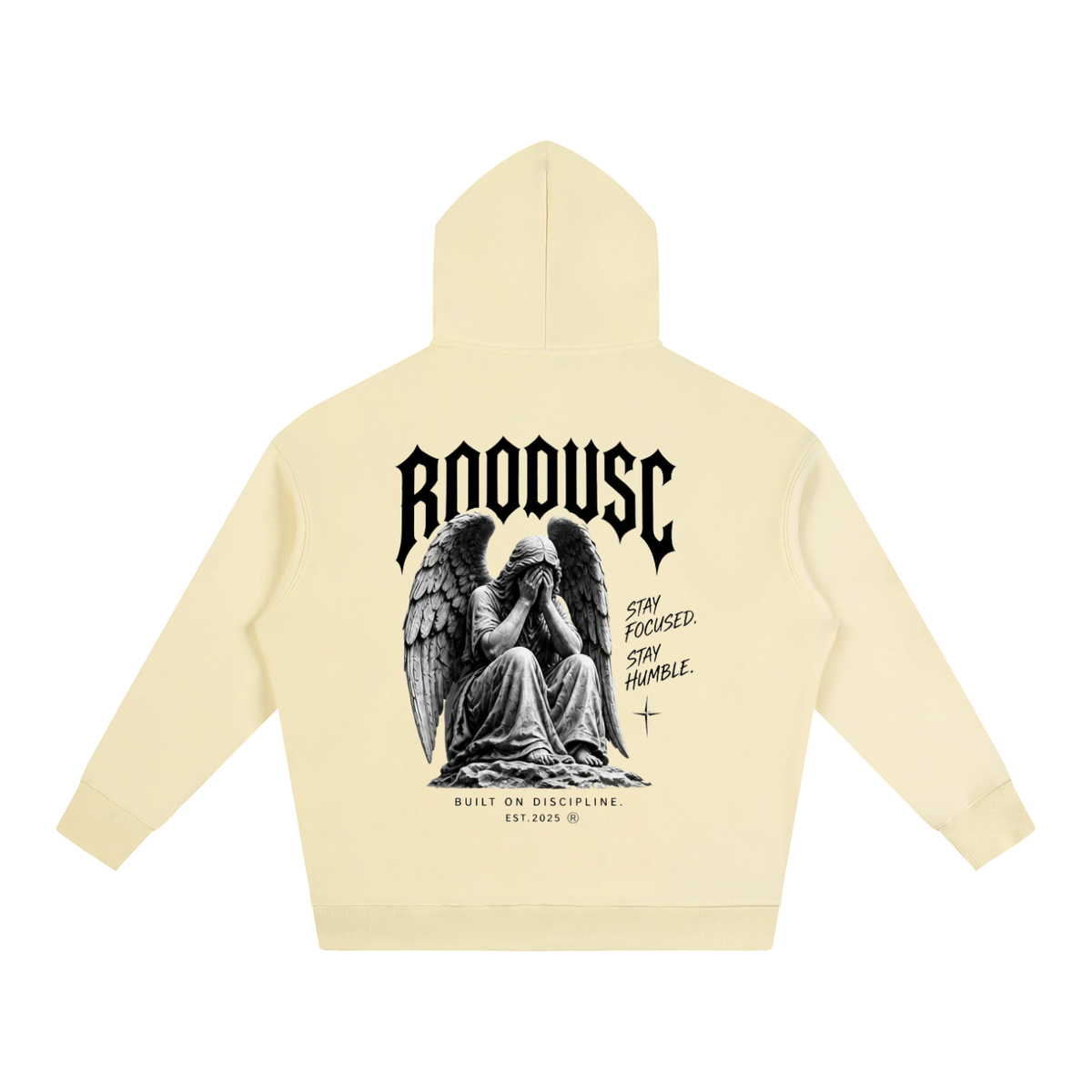 ROODUSC-Sudadera con capucha extragrande de felpa