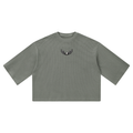 Unisex waffle boxy T-shirt