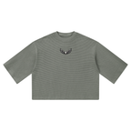 Unisex waffle boxy T-shirt