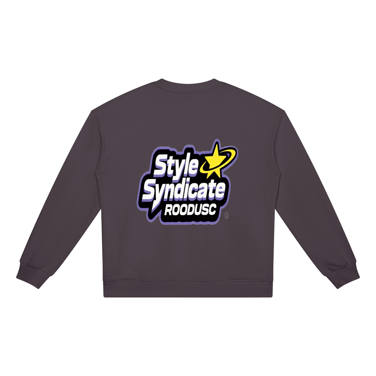 ROODUSC- Sudadera unisex de cuello redondo de gramaje elevado