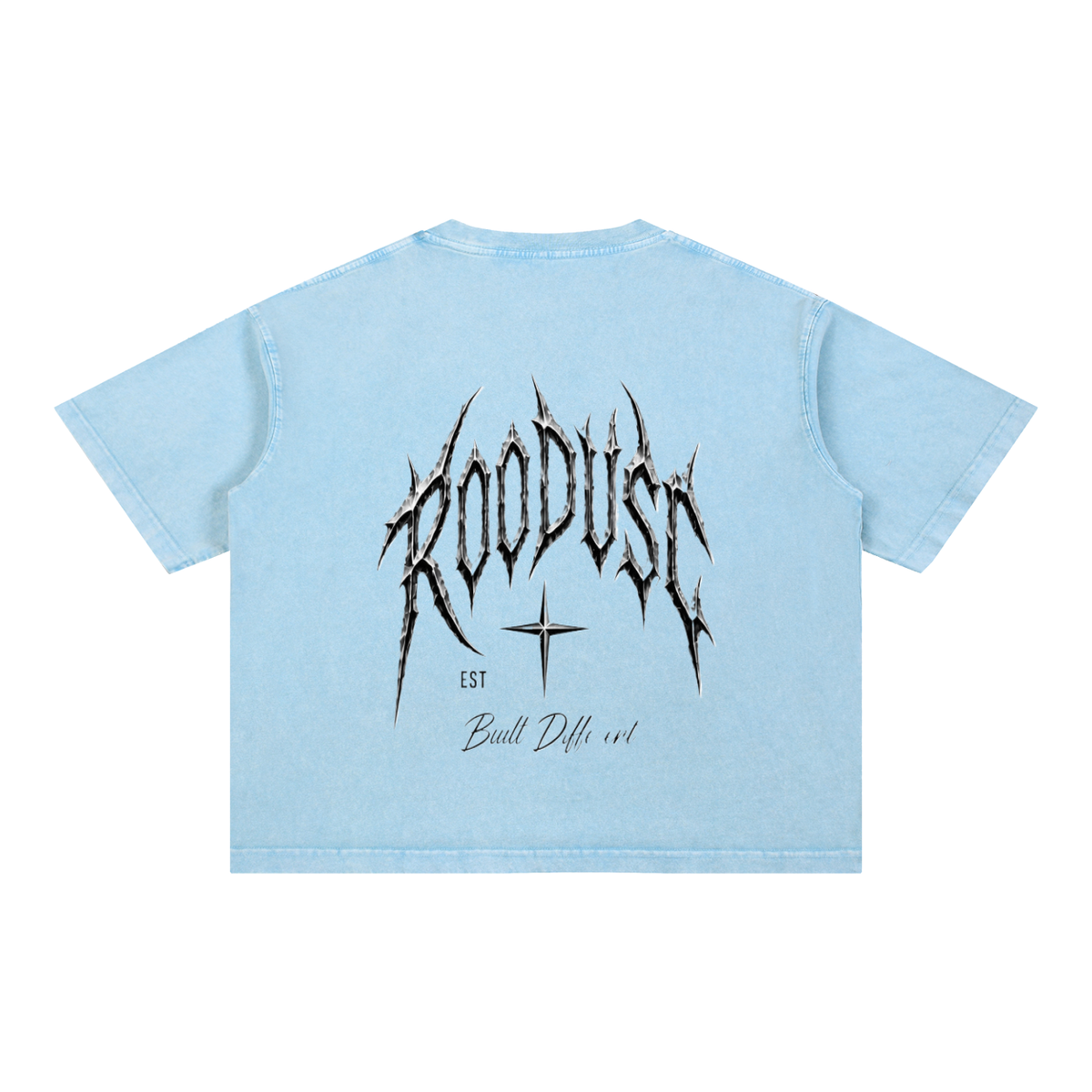 Camiseta de Algodón con Lavado Mineral de Corte Holgado