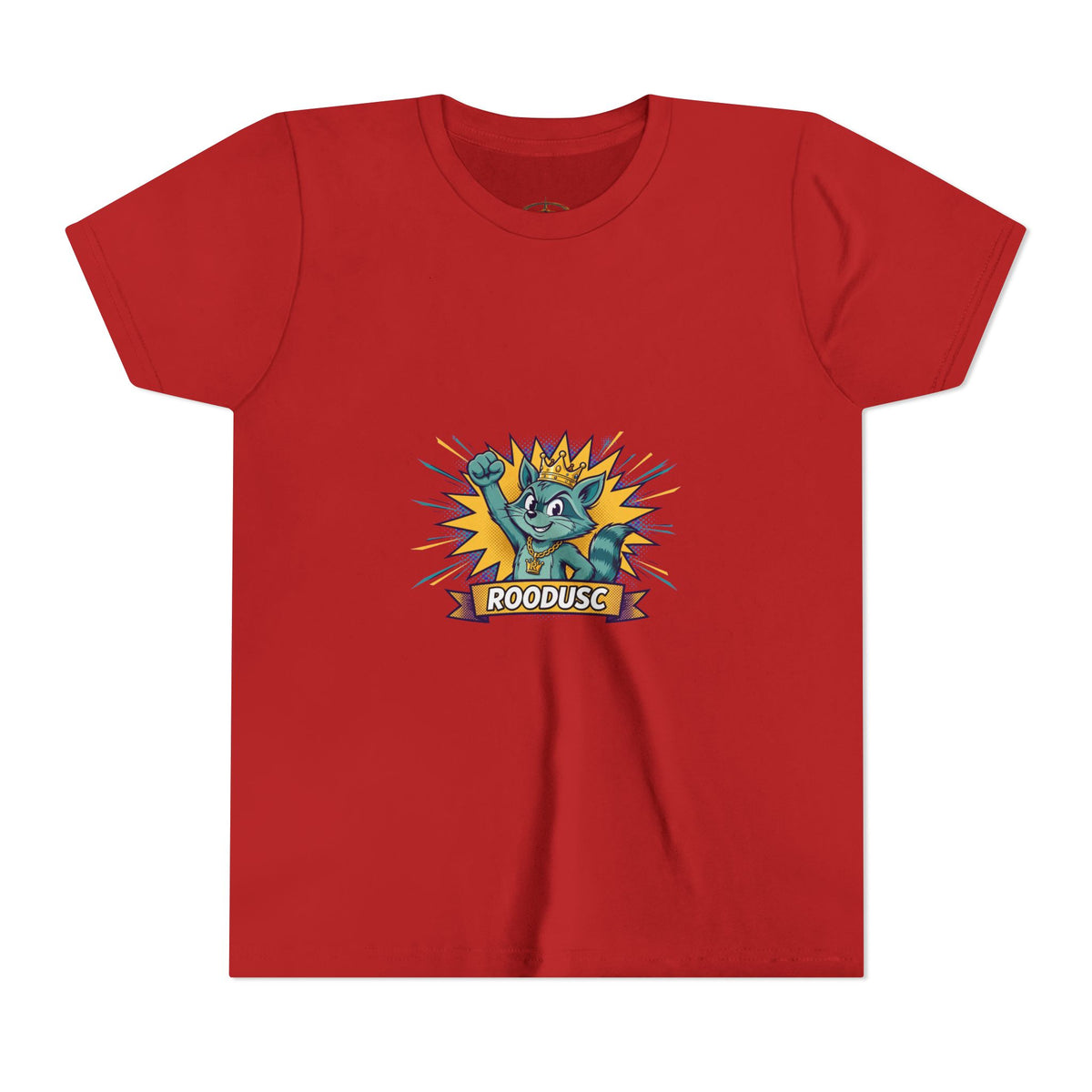 Comic Raccoon Tee — Kids
