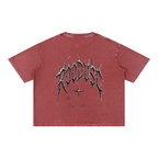 Camiseta de Algodón con Lavado Mineral de Corte Holgado