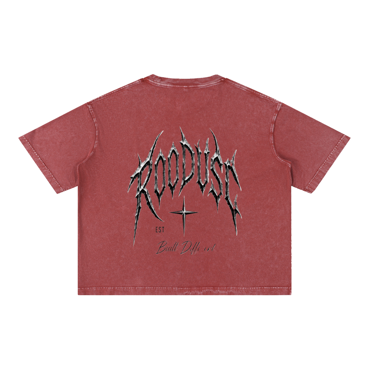 Camiseta de Algodón con Lavado Mineral de Corte Holgado