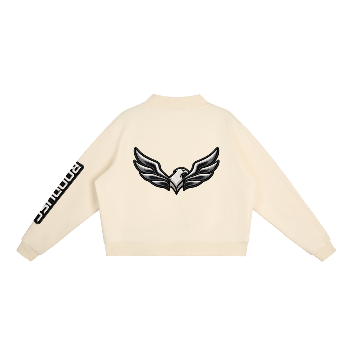 ROODUSC-Sudadera esencial de cuello alto de tejido polar