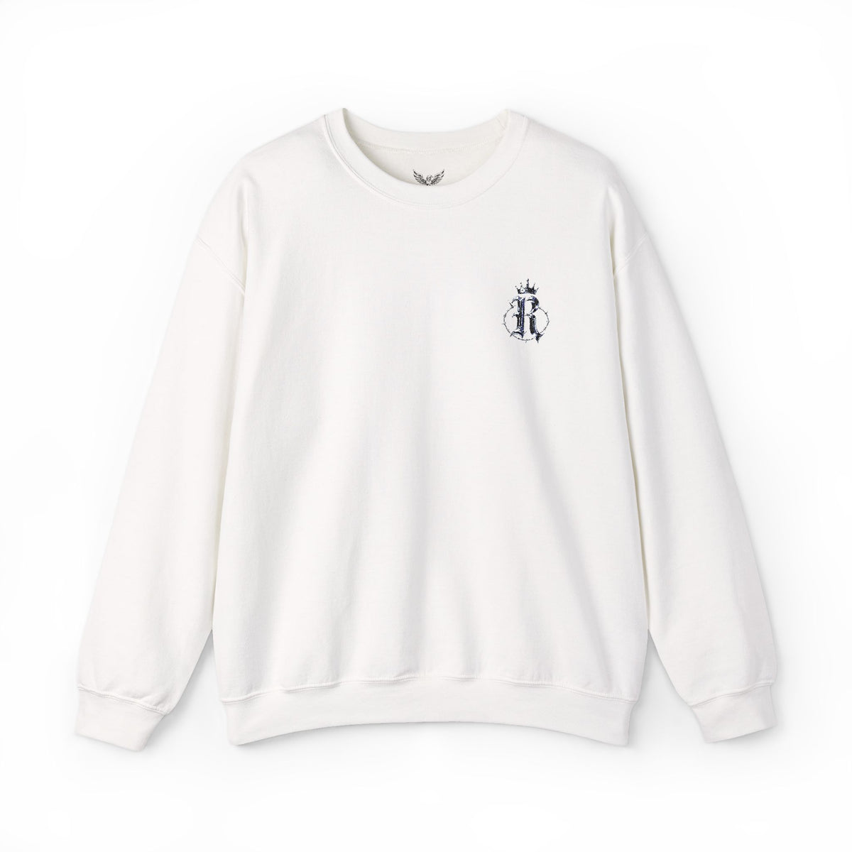 Anchor Crest Crewneck Sweatshirt — Nautical Vintage Anchor Logo