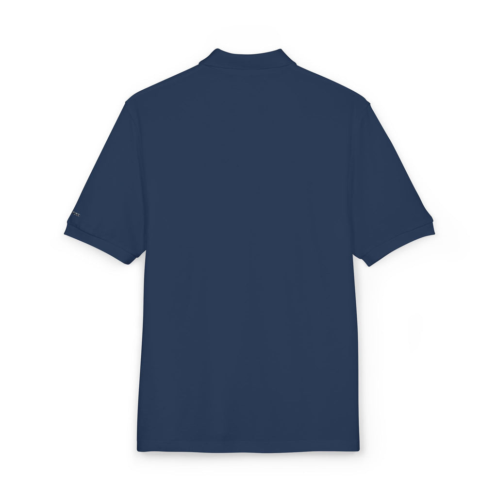 ROODUSC-Camisa tipo polo con astas de ciervo bordadas
