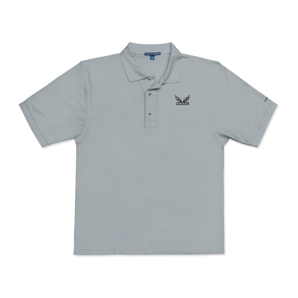 ROODUSC-Camisa tipo polo con astas de ciervo bordadas