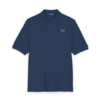 ROODUSC-Camisa tipo polo con astas de ciervo bordadas