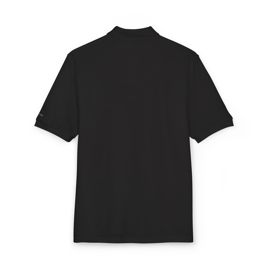 ROODUSC-Camisa tipo polo con astas de ciervo bordadas