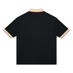 Unisex color block polo shirt