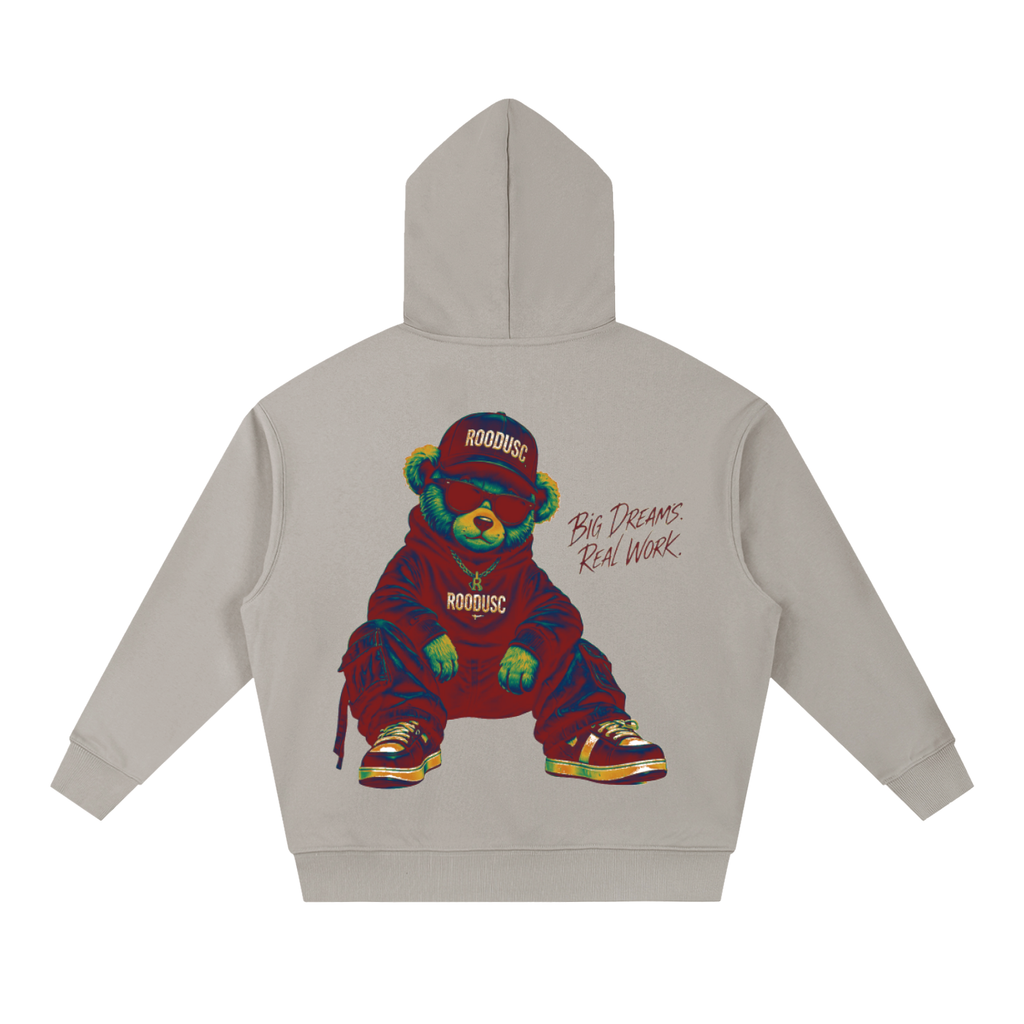 Sudadera con capucha ROODUSC, corte cuadrado, gramaje pesado y hombros caídos
