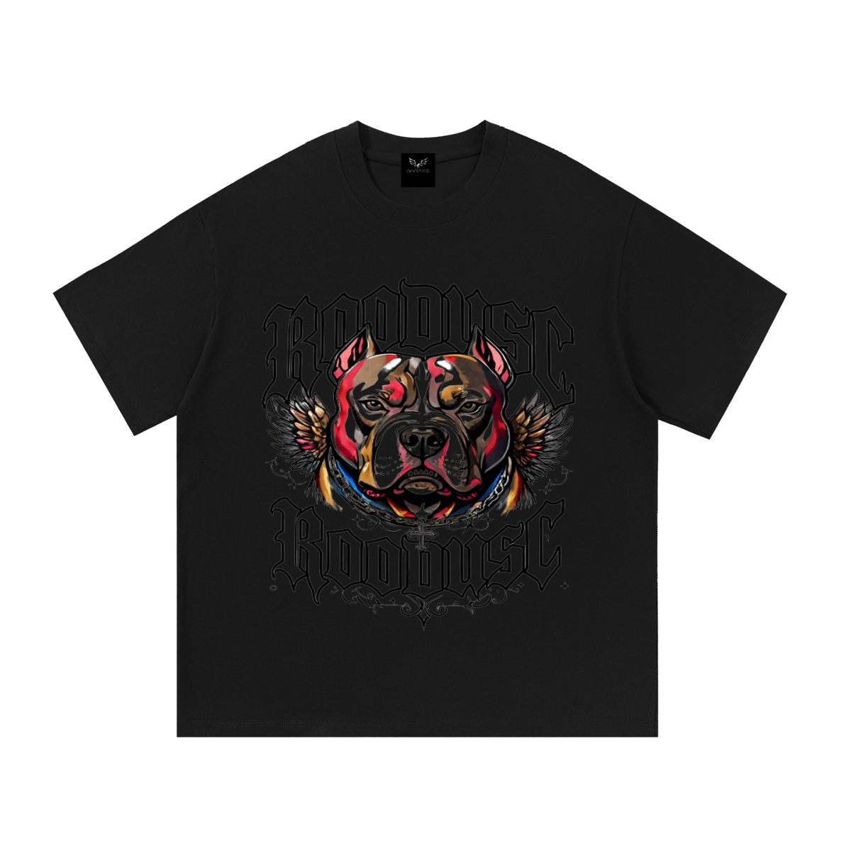 ROODUSC Pitbull Black Tee