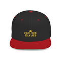 Crowned in Faith Snapback — Negro/Rojo