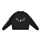 ROODUSC-Sudadera esencial de cuello alto de tejido polar