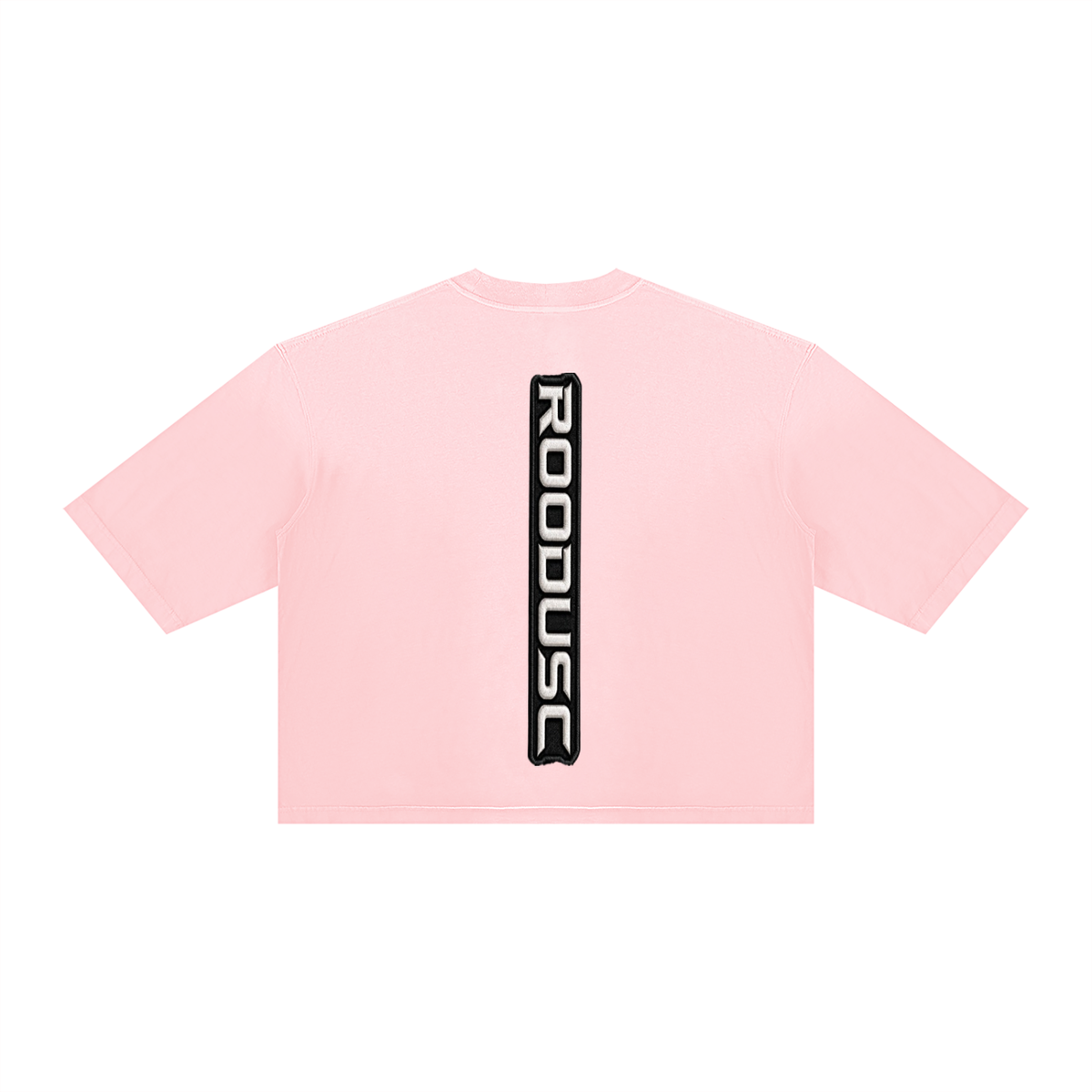 T-shirt unisexe ROODUSC coupe boxy, effet délavé vintage