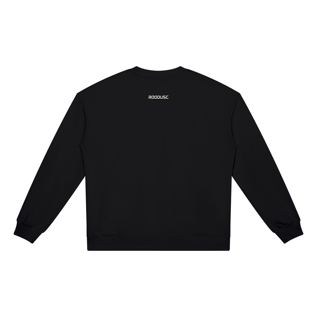 ROODUSC-Sudadera unisex de cuello redondo de gramaje alto