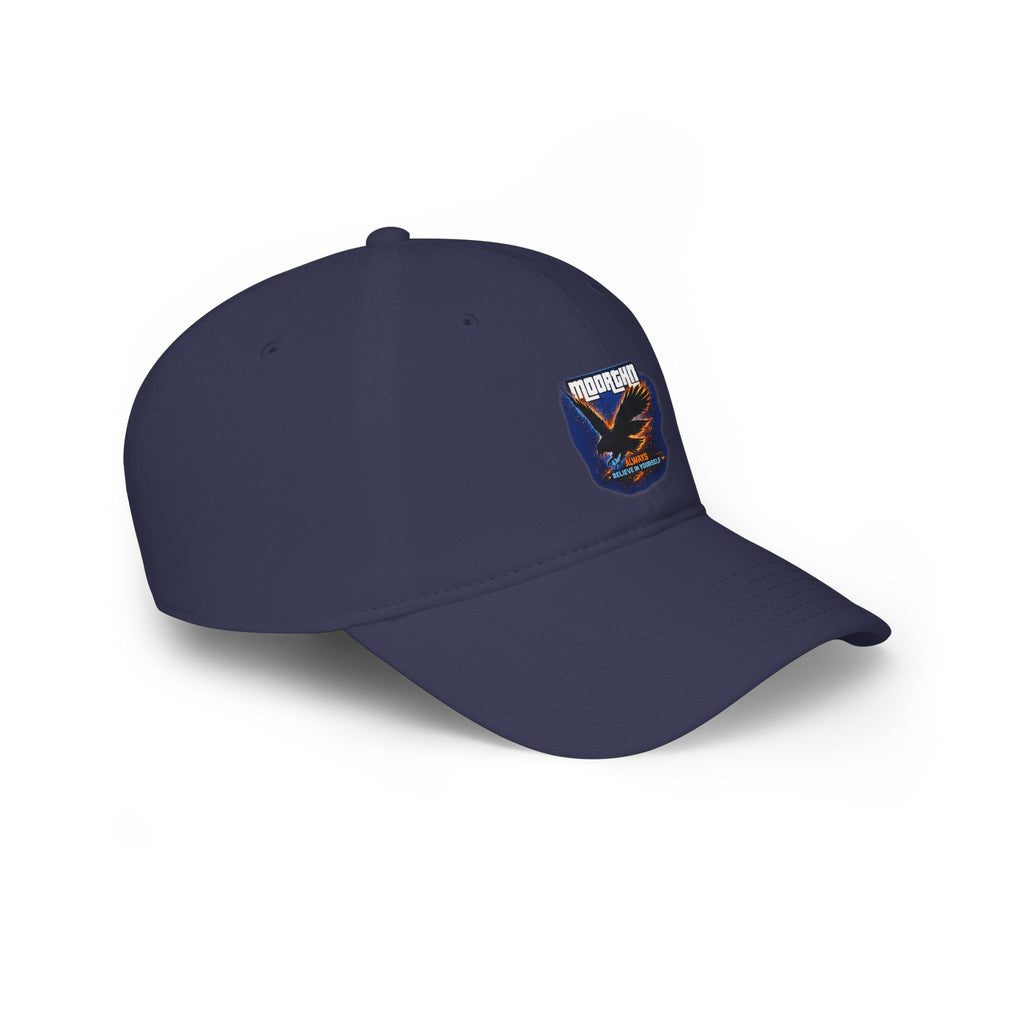 Eagle Patch Baseball Cap – Vintage "Moorcha" Logo Low Profile Hat