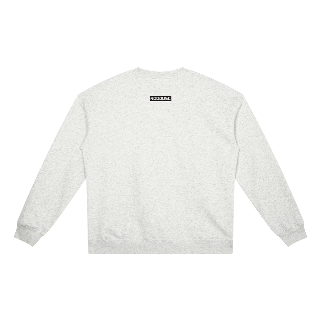 ROODUSC-Sudadera unisex de cuello redondo de gramaje alto