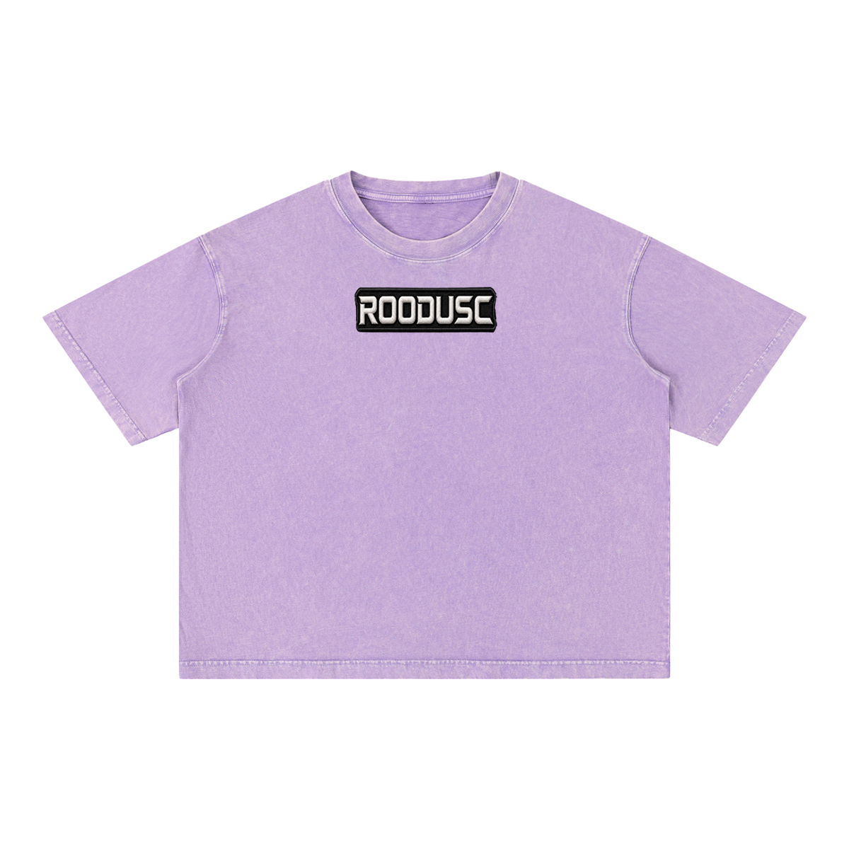 Mineral wash boxy cotton T-shirt