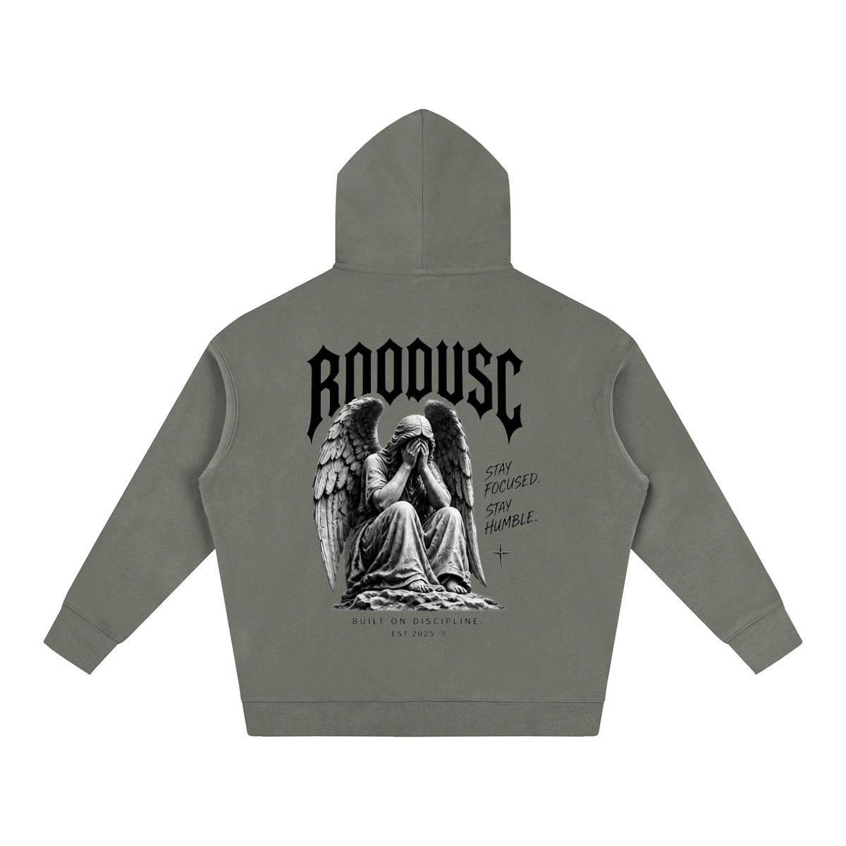 ROODUSC-Sudadera con capucha extragrande de felpa
