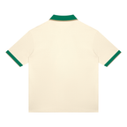 Unisex color block polo shirt