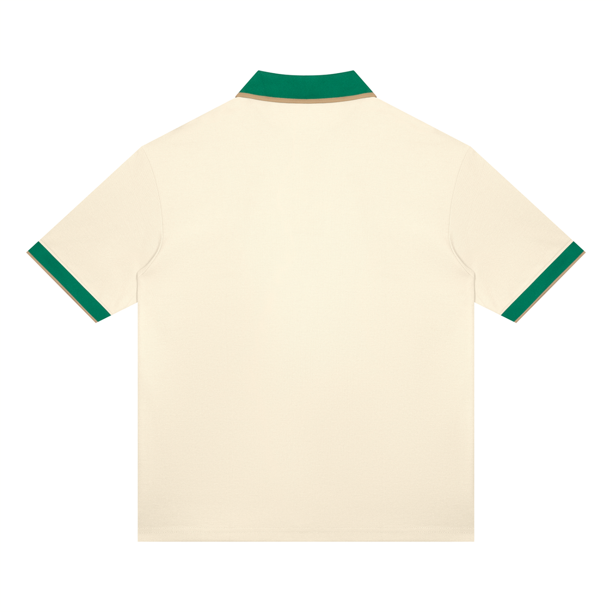Unisex color block polo shirt
