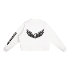 ROODUSC-Sudadera esencial de cuello alto de tejido polar