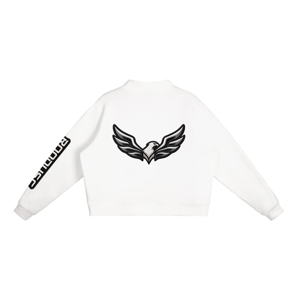 ROODUSC-Sudadera esencial de cuello alto de tejido polar