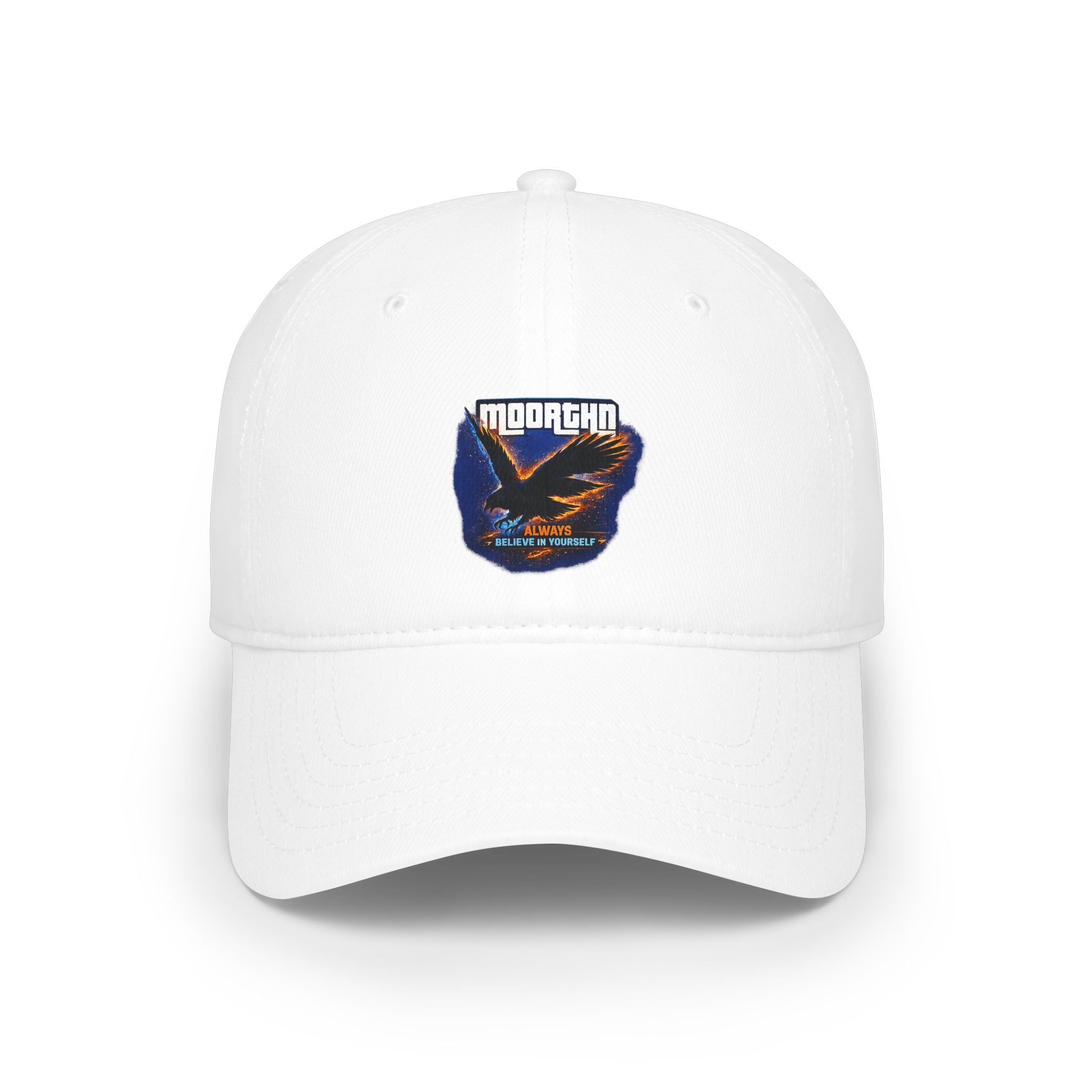 Eagle Patch Baseball Cap – Vintage "Moorcha" Logo Low Profile Hat