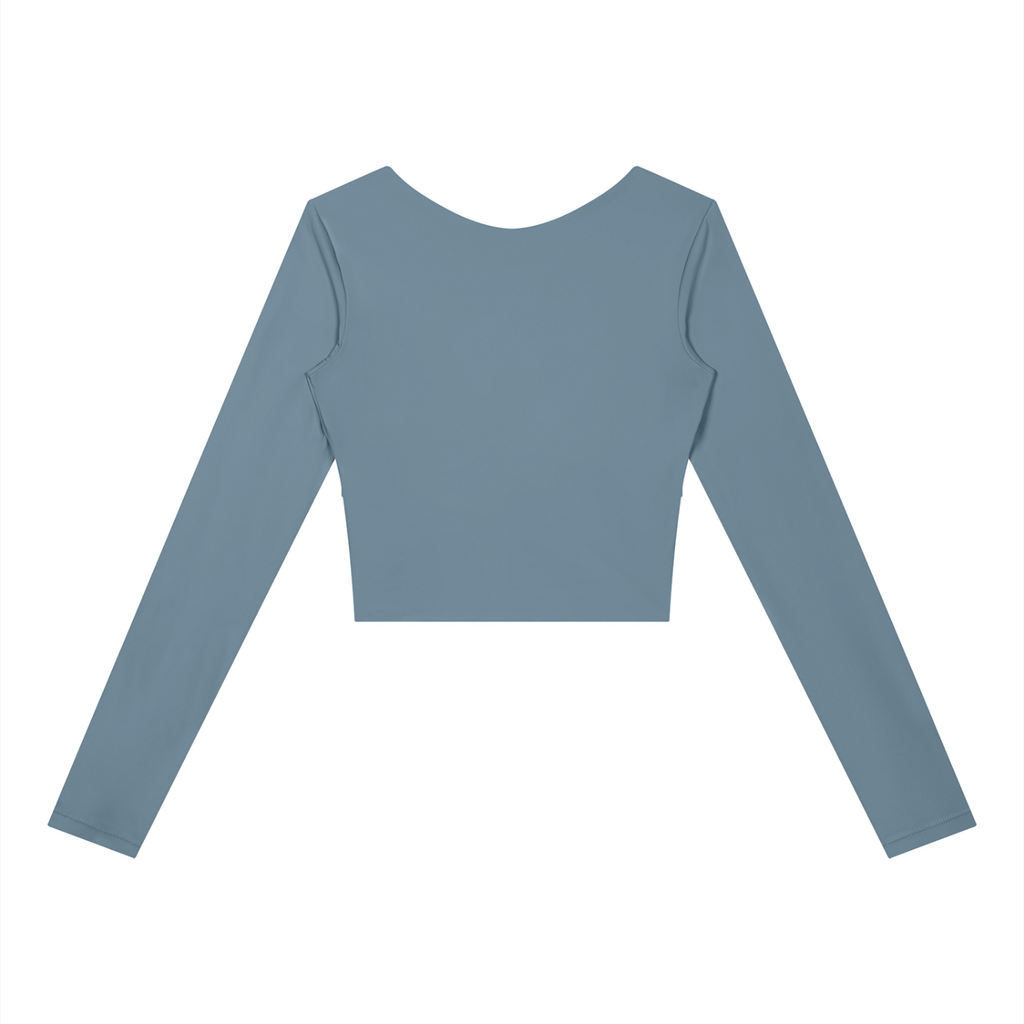 Panelled Long-Sleeve Yoga Top