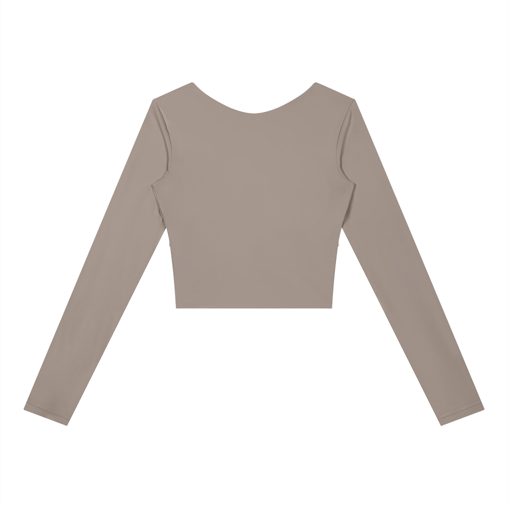 Panelled Long-Sleeve Yoga Top