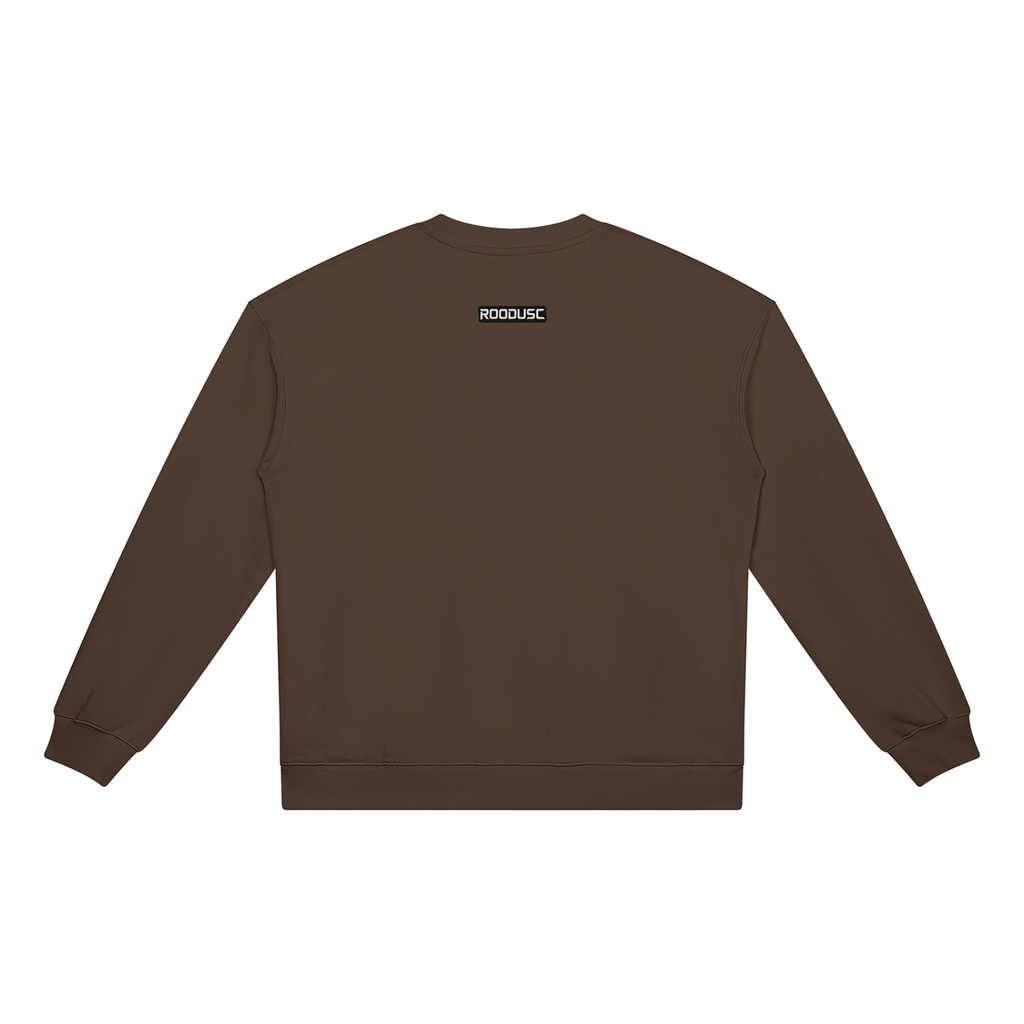ROODUSC-Sudadera unisex de cuello redondo de gramaje alto
