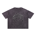 Camiseta de Algodón con Lavado Mineral de Corte Holgado