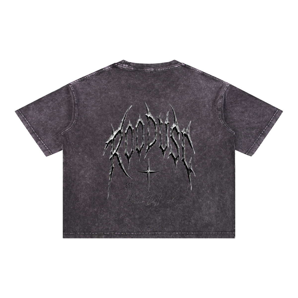 Camiseta de Algodón con Lavado Mineral de Corte Holgado
