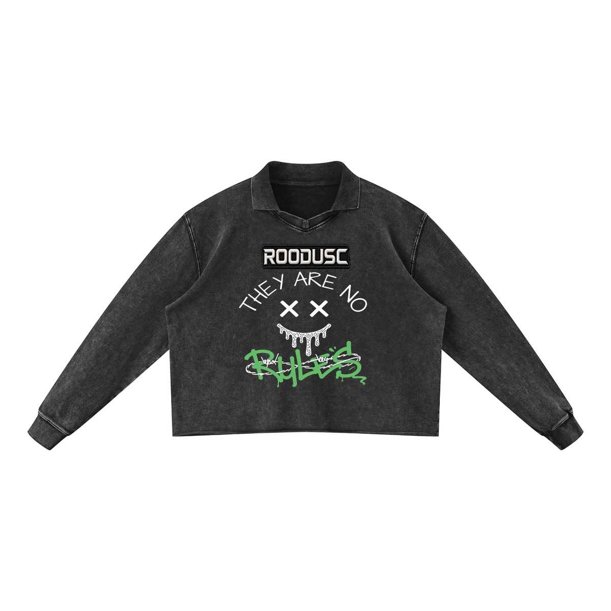 Unisex mineral wash pullover sweatshirt