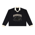 Sudadera unisex de manga larga con bloques de color