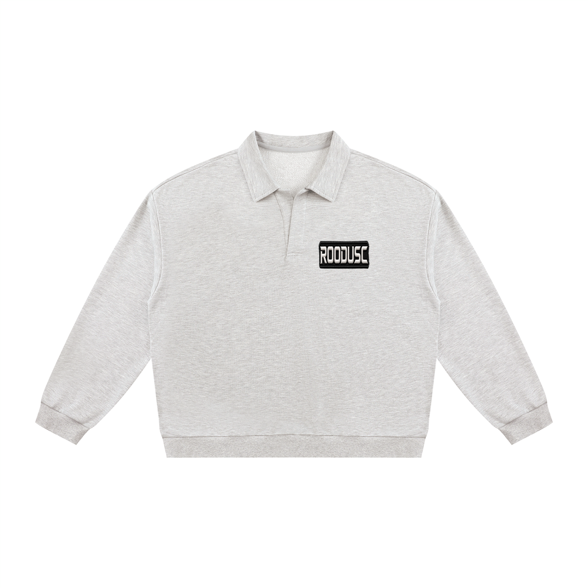 Unisex oversized collared sweatshirt