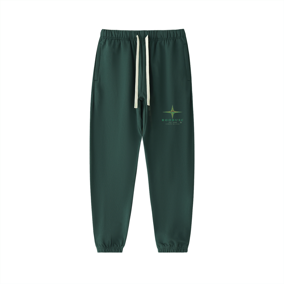 Pantalones de chándal de algodón pesado esencial ROODUSC